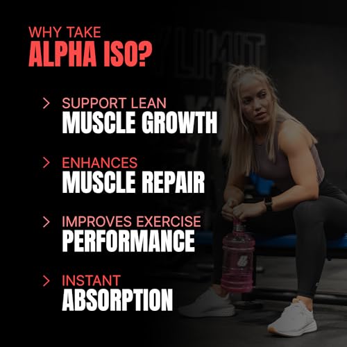 Image of PROSUPPS Alpha Iso Premium Whey Protein Isolate - 1.8kg (Strawberry Shake) | 25g Protein, 12g EAA, Zero Sugar | Muscle Growth & Recovery for Men & Women