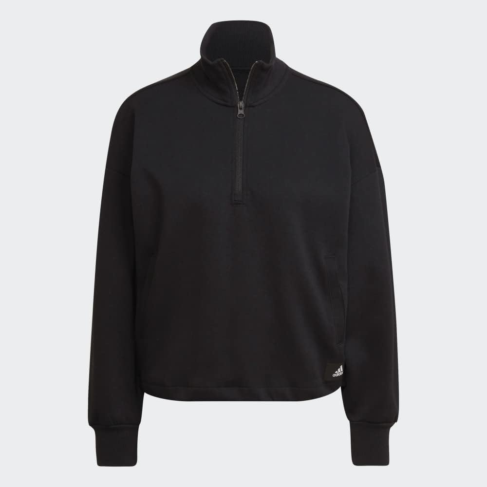 adidas womens Sportswear 3-bar Quarter Zip