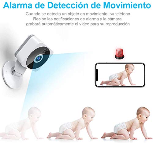 Telecamera Wi-fi Interno Senza fili, NIYPS Full HD...