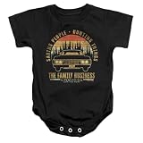 Popfunk Supernatural Driving Sunset Unisex Infant Snap Suit for Baby, Black, Small