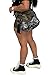 Plus Size Camo Cargo Mini Skirt for Women Summer High Waist Button Y2K Mini Bodycon Denim Jean Pencil Skirt