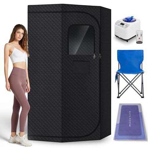 Fulove Steam Sauna Box, Portable Sauna for Home with 3L