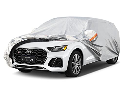 Image of GUNHYI 6 Layer SUV Car Cover Custom Fit Audi Q5 (2008-2026) Waterproof All Weather, Heavy Duty Outdoor Snow Sun Rain Uv Protection (Ships from US Warehouse, Delivery 3-8 Days)