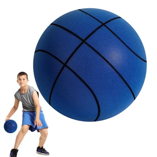 Baloncesto silencioso – Bola silenciosa interior ligera y segura – Regalo de pelota de entrenamiento resistente a los golpes de baloncesto para patios, salas de juegos y gimnasios