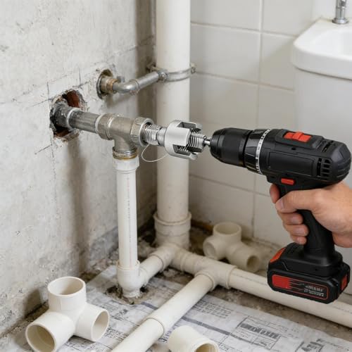 Inserts de filetage pour tuyaux robustes pour perceuse électrique
