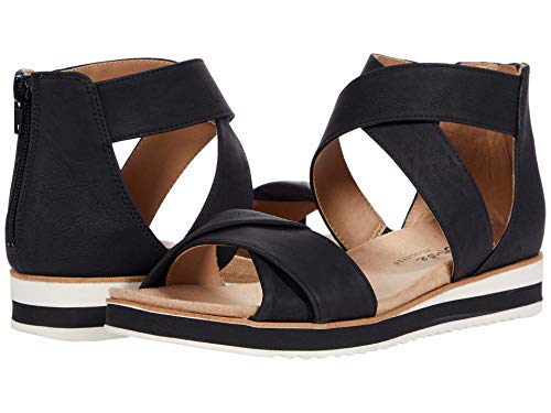 LifeStride Womens Zoom Sport Sandal Black 8 M