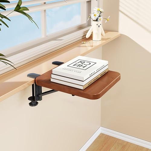 Mesa extensible de escritorio plegable y soporte para alféizar extraíble 2