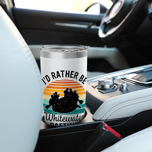 Funny Whitewater Raft Guide Design for Whitewater Rafting Stainless Steel Insulated Tumbler