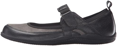 Softwalk Women's Haddley Mary Jane Flat, Black/Dark Grey, 9 M US | Image 7