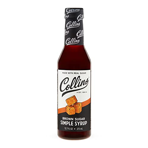 Collins Brown Sugar Syrup - Simple Syrup For Cocktails, Brown Sugar Coffee Syrup - Cocktail Syrup 12.7Oz Set Of 1 #TOP5