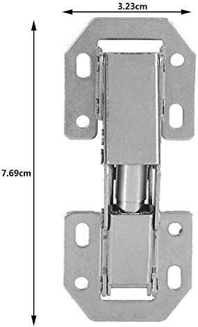10Pcs Soft Close Cabinet Hinge Furniture Concealed Cupboard Door Hinges with Screws Cabinet 90 Degree Full Overlay Hinges Kitchen Mount Hinge