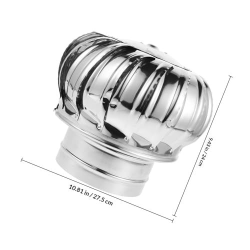 Sombrerete de ventilación inoxidable extractor giratorio para cubiertas 3