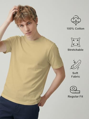 Image of INDISSH T-Shirt for Man | Regular and Plus Size Upto 7XL | Pet Lover Graphic Printed | Round Neck Cotton Fabric Regular fit Casual T-Shirt for man - RNM-DOGBESTIE-PAR