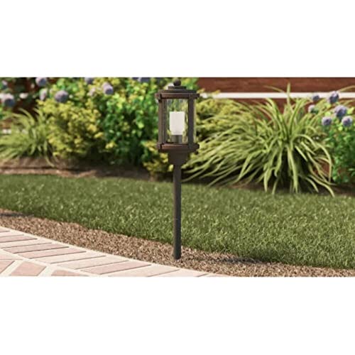 Kichler Barrington 2-Watt Olde Bronze Low Voltage Plug-In Led Path Light #TOP4