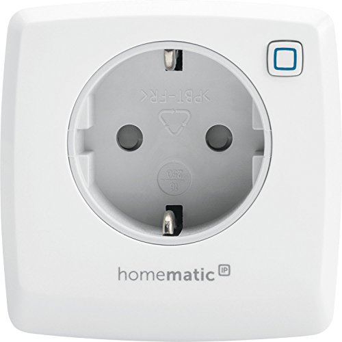 Homematic IP Smart Home Schaltsteckdose, digitaler Zwischenstecker steuert Leuchten oder Elektrogeräte per App, Alexa & Google Assistant, Energie sparen, 141836A0 - Image 4