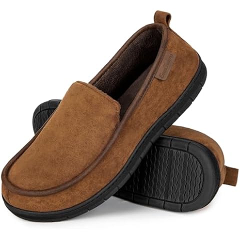 EverFoams Men's Cosy Moccasin Slippers Cover