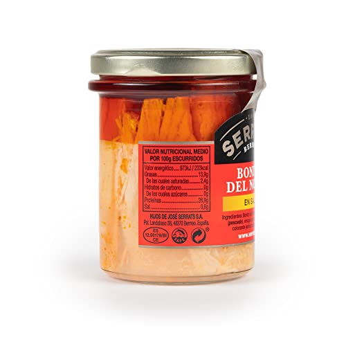 6 Einheiten - SERRATS - Weißer Thun in sauce 190g