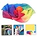 VANZACK Tai Chi Softball with Long Ribbons Vibrant Colorful Gymnastic Ribbon Ball for Fitness Dance and Performance Durable Cloth Material for All Skill Levels