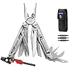Multitool 22 in 1 Multi tool Pliers with Fire Starter Emergency Whistle Glass Breaker Safety Locking and Nylon Sheath for Survival Camping multitool for men