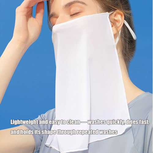 Earloop Neck Gaiter Breathable Cooling Face Cover Sun UV Protection Face Mask for Women Outdoor Sports4