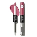 Revlon Liquid Lipstick with Clear Lip Gloss, ColorStay Overtime Lipcolor, Dual Ended with Vitamin E, 220 Unlimited Mulberry, 0.07 Fl Oz