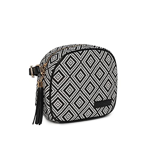Image of KLEIO Jacquard Spacious Sling Bag for Women with Polyester Lining | Crossbody Bag for Girls with Adjustable Shoulder Strap | Suitable for Travel & Everyday Use
