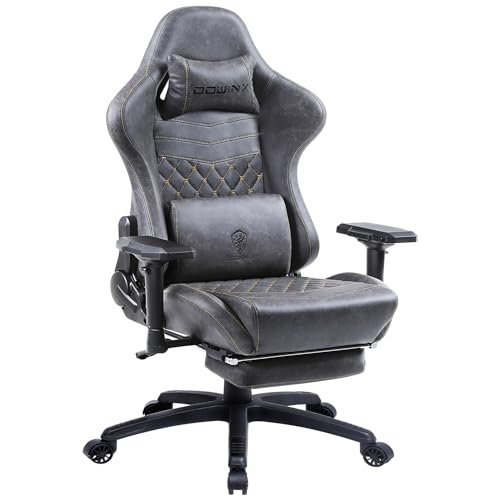 BTSKY Gaming Stuhl Bezug Grau Dehnbar - Ergonomische Hülle Für Büro Computer Stühle