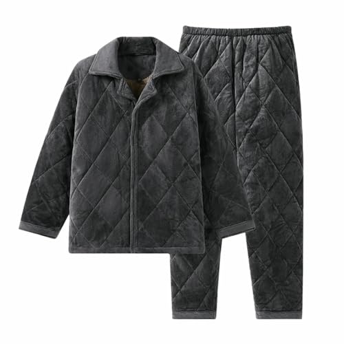 Survêtement homme chaud et épais ensemble matelassé isolant - 6
