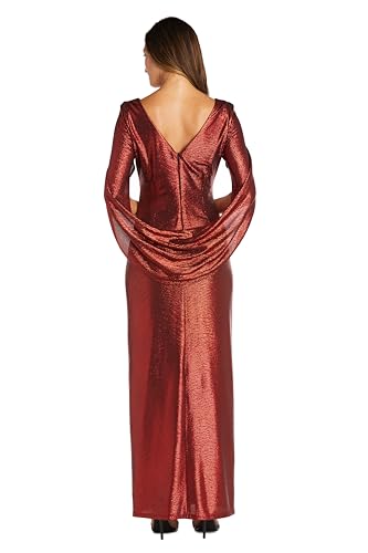 Image of R&M Richards Women's Aurelia Metallic Gown