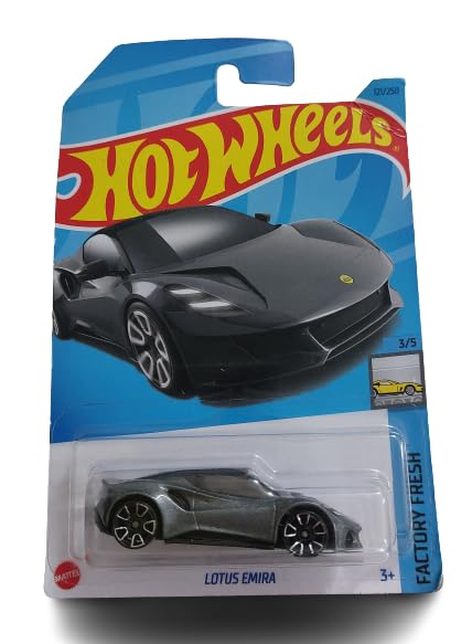 Factory Fresh 3/5 Lotus Emira 121/250 Die Cast Car New Edition 2023,Grey