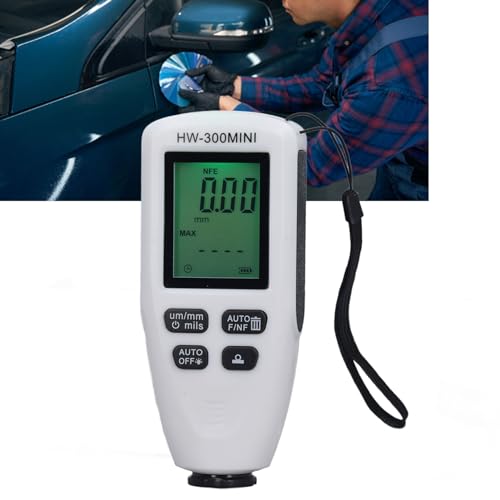 Image of Paint Thickness Gauge, 0 to 2000UM Digital Meter for Automotive Coating Thickness Gauge Tester, Car Coating Thickness Meter, 0.1um Paint Mil Thickness Gauge for Used Car Buyers