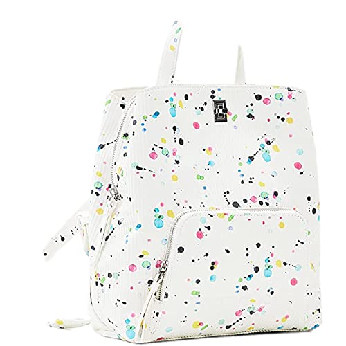 Desigual Damen Back_neon Art_sumy BACK NEON ART SUMY MINI 1001 RAW, Weiß,...