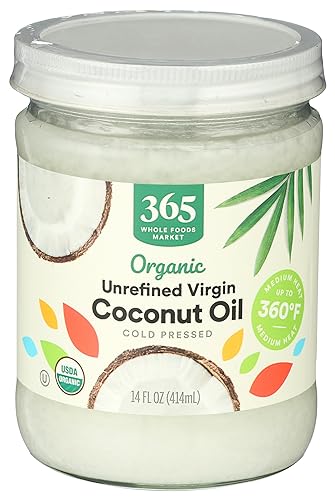 365 by Whole Foods Market, Organic Unrefined Coconut Oil Virgin, 14 Fl Oz