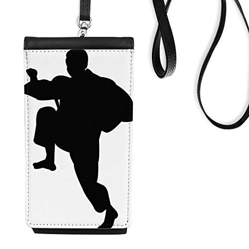 Shaolin Kung Fu bourse en cuir suspendu pour téléphone portable cadeau original