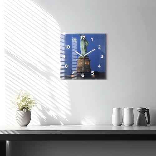 Horloge murale New York Wallfluent pour une ambiance moderne et silencieuse - 3