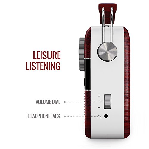 Image of Saregama Carvaan Hindi - Portable Music Player with 5000 Preloaded Songs, FM /BT /AUX (Cherrywood Red)