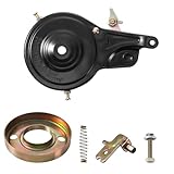 KAMIER Upgraded 80mm Rear Band Drum Brake Assembly Replacement for Razor E325 E300S E300 E200 E200S RX200 Electric Scooter Schwinn Meridian Trike S500 Kids E-Bike E-Scooter Tricycle Hevay Duty Parts