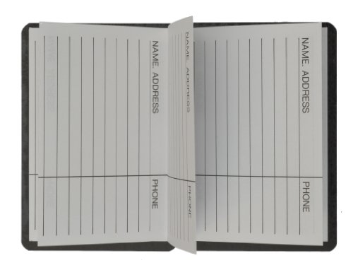 MARSHAL Credit Card Size Address Book Accordion Style with Magnetic Closure3