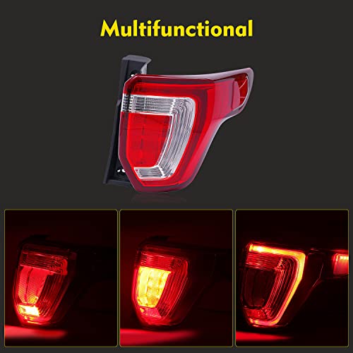 Fo2801251 Passenger Side Tail Light For Ford Explorer 2016 2017 2018 2019 Rear Brake Lamp Fb5Z13404F Fb5Z13404G Fb5Z13404H Fb5Z13404K Fb5Z13404A #TOP4