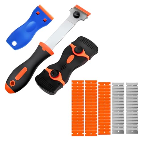 GAOLAOSY 3PCS Glass Scraper Kit with Blades for Windshields