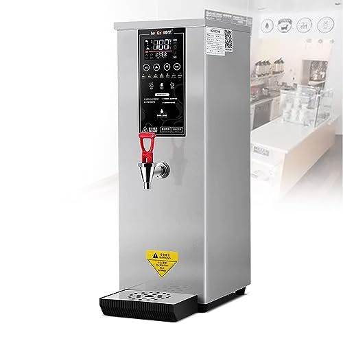 Commercial Water Boiler,60 Litre Capacity,Holds Up to 100 Cups in One Use,Stainless SteelWater Tap,Built-in Filter (Silver 220V)