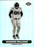 2022 Panini NFL Stickers #108 Quinnen Williams New York Jets Football FOIL Sticker