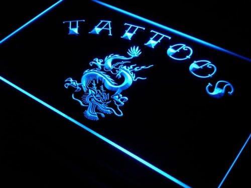 ADVPRO i931-b Tattoo Dragon Chinese Shop Art Neon Light Sign