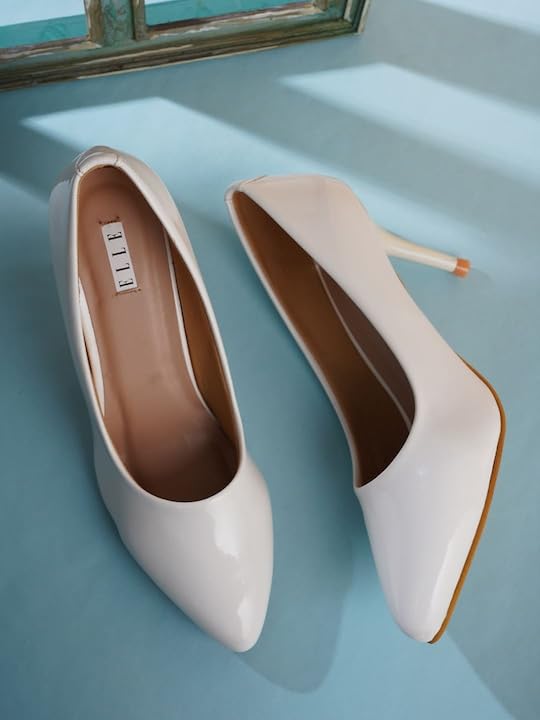 Image of ELLE Women's Solid Stiletto Heel Slip-On Pumps