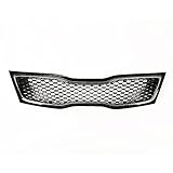 PIT66 Front Upper Bumper Radiator Grille Compatible with 2014-2015 Kia Optima 863502T700 Black ABS Grill