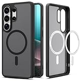 Spigen for Galaxy S26 Ultra Case, Ultra Hybrid MagFit [Anti-Yellowing] [Compatible with MagSafe] [Fast Wireless Charging] - Frost Black