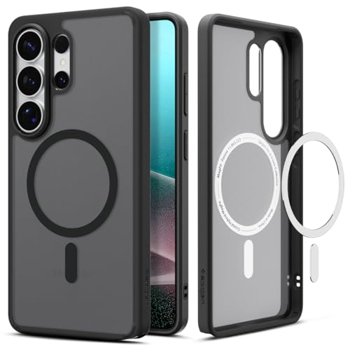 Image of Spigen for Galaxy S26 Ultra Case, Ultra Hybrid MagFit [Anti-Yellowing] [Compatible with MagSafe] [Fast Wireless Charging] - Frost Black