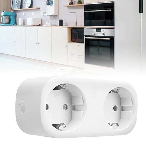 Tomada Inteligente, Mini Plugue Inteligente, Casa Inteligente Com Controle de Voz 2 Em 1, Tomada Sma