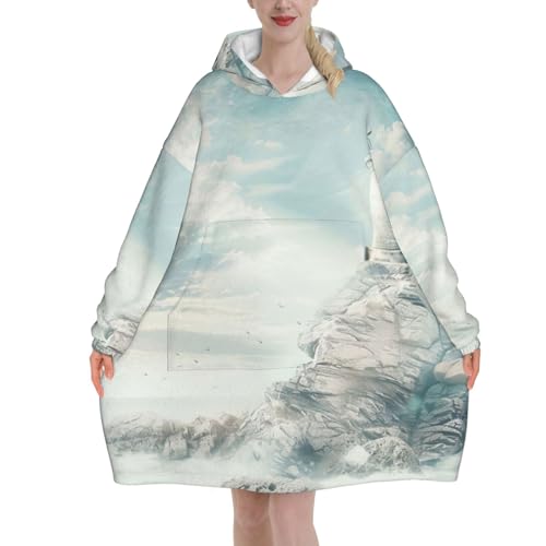 Couverture surdimensionnée phare adulte douce chaude pour l'hiver