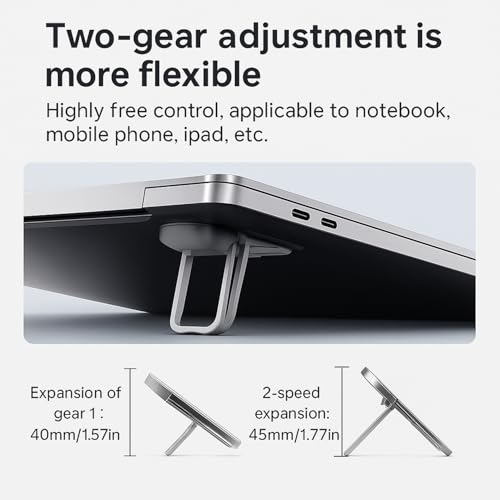 Miniatura 3 de 2 Mini Soportes Para Laptop Para Escritorio, Elevador De Teclado Portátil Para Escritorio, Accesorios De Escritorio De Oficina Invisibles, Soporte Ajustable Para Teclado De Computadora Portátil Y